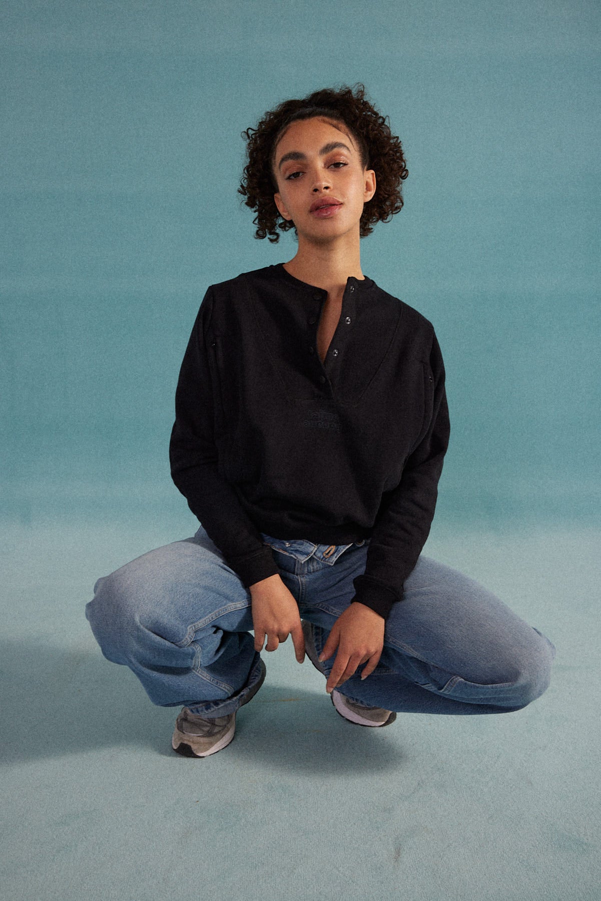 Sweat nuit noire - XXL