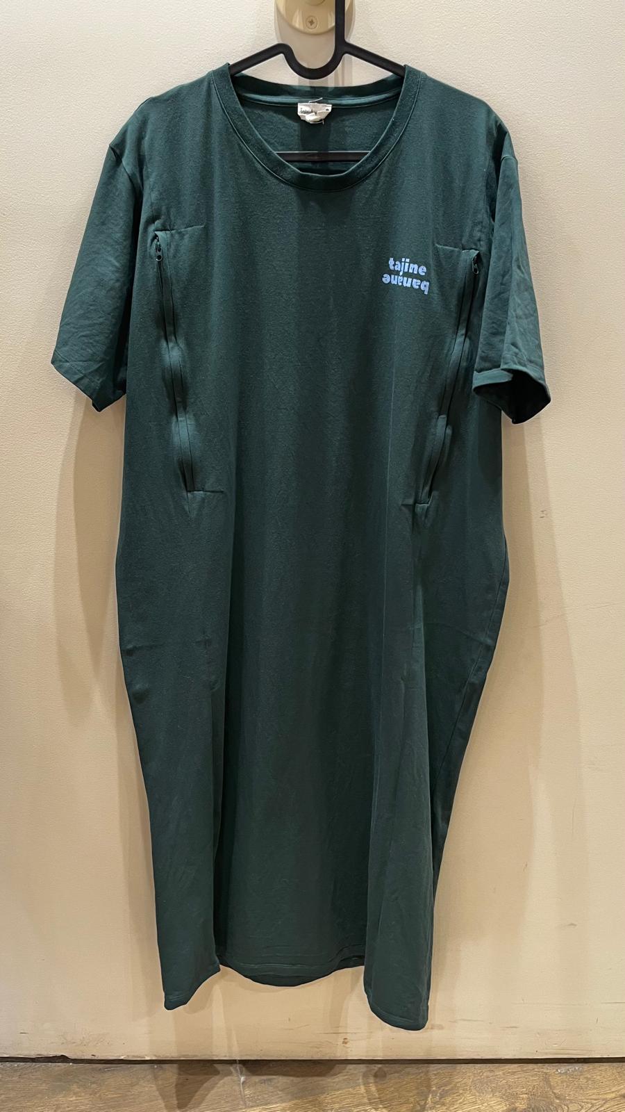 Robe-tee Allaitante - menthe-fonce - XXL