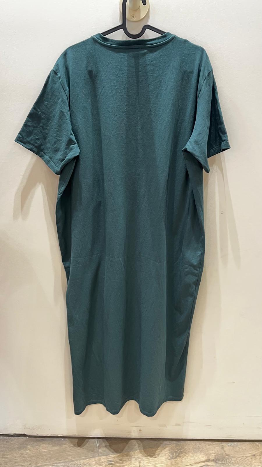 Robe-tee Allaitante - menthe-fonce - XXL