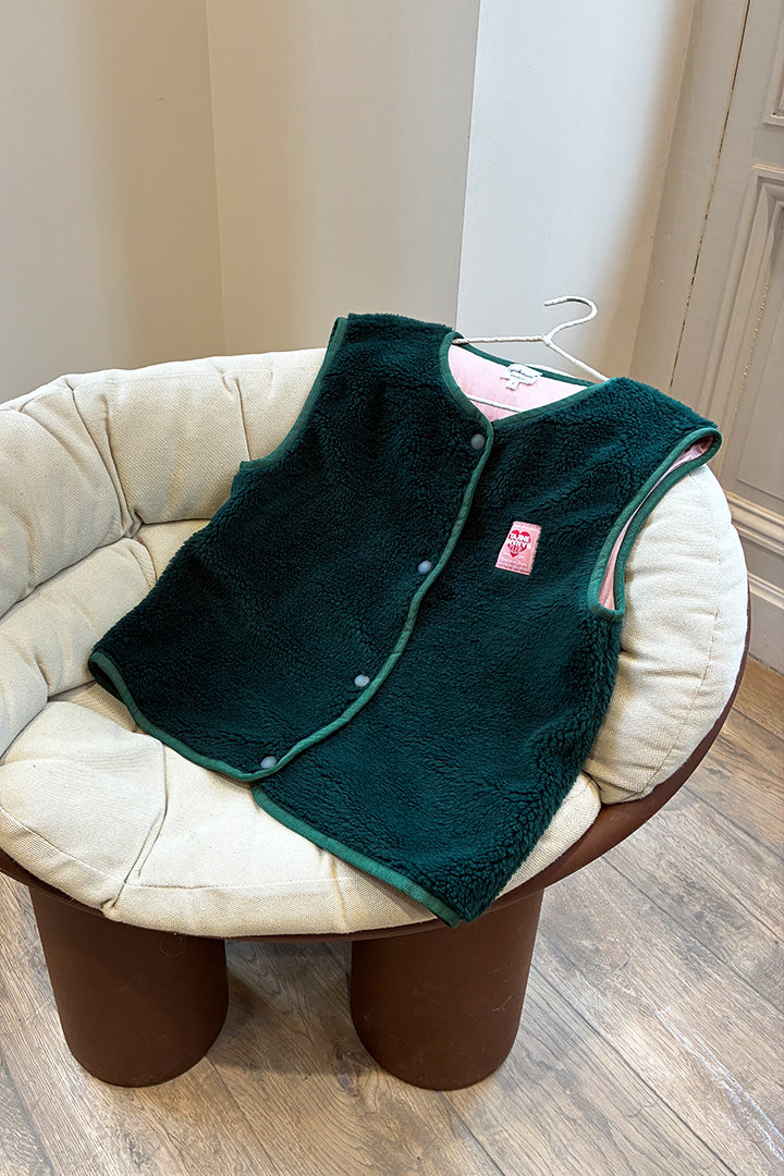 Weste Sherpa Green Forest