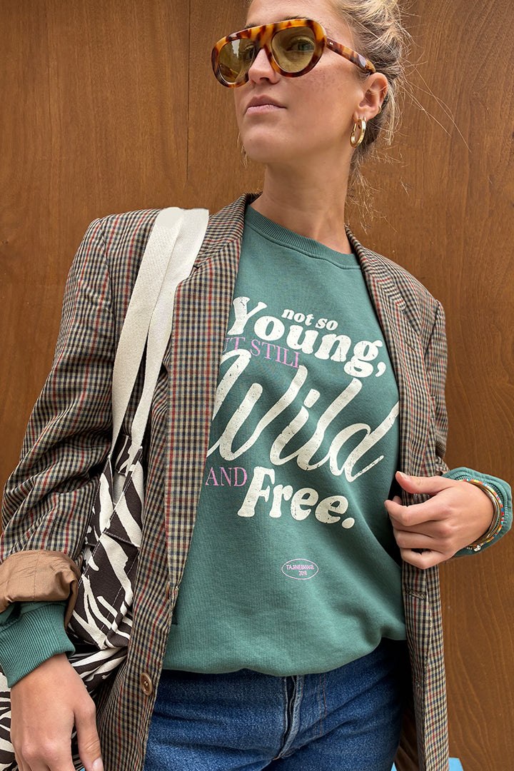 Stillsweatshirt Wild & Free