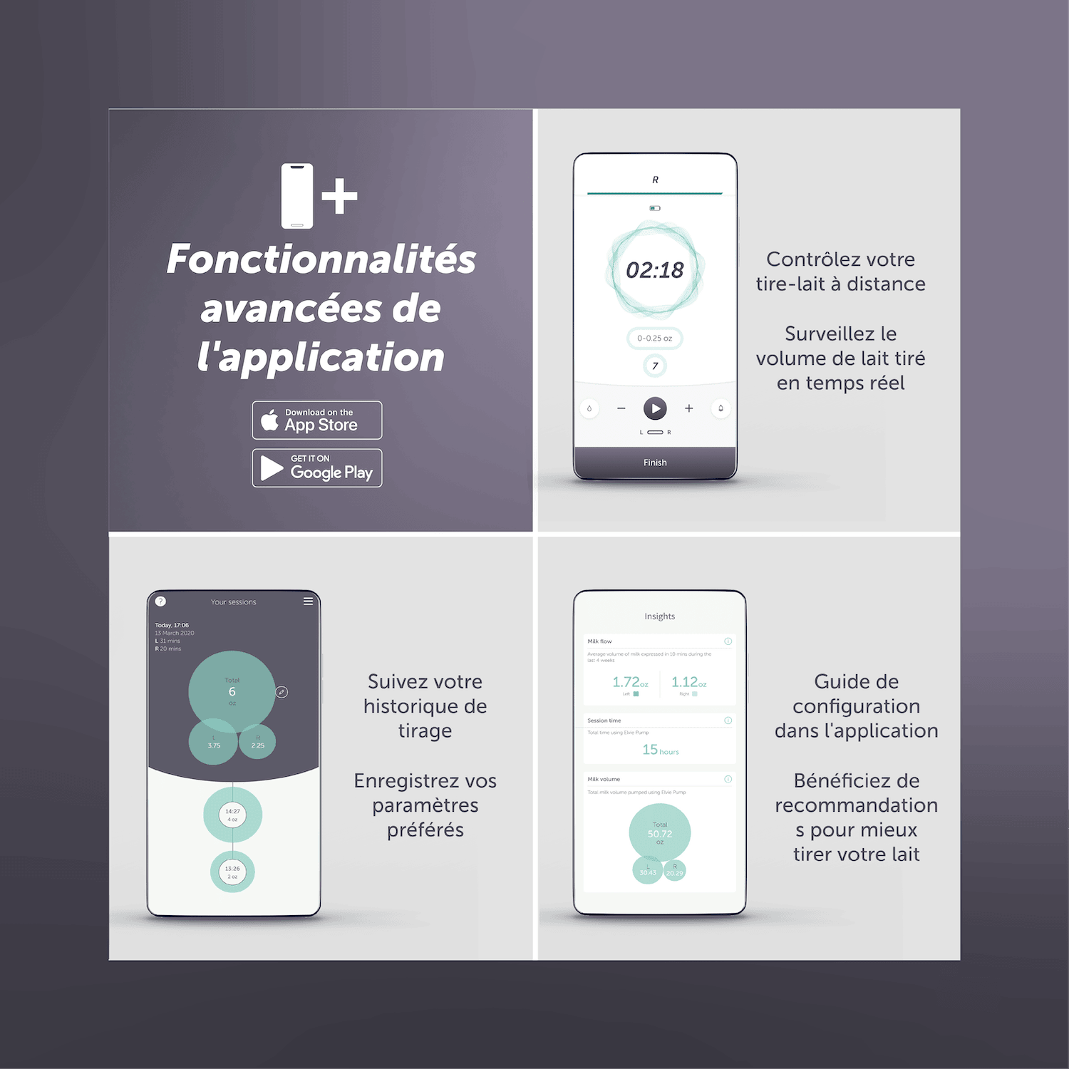 Elvie Pump - Elektrische Milchpumpe (Double)