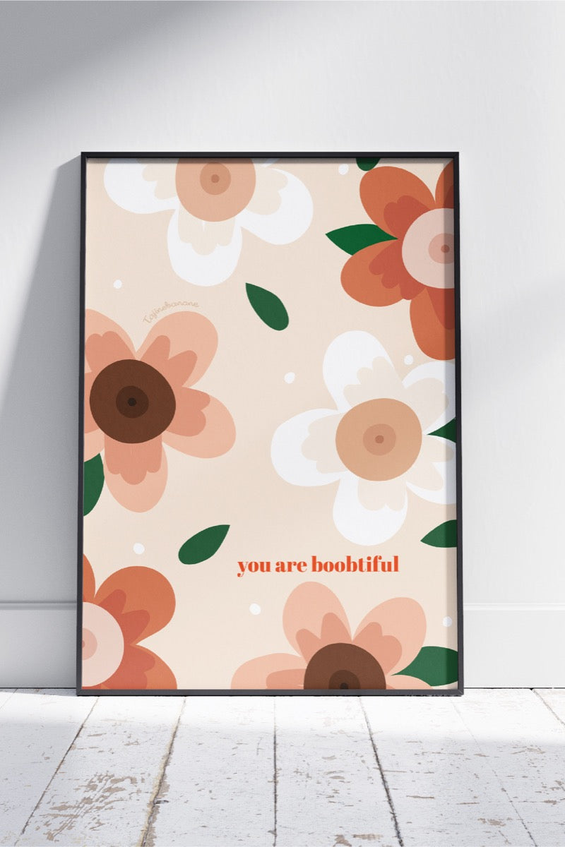Mini'Poster <br> You are boob'tiful