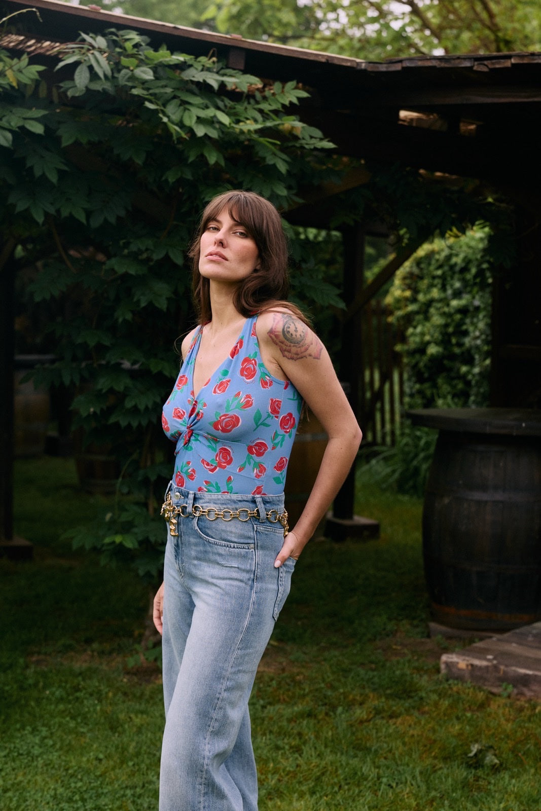 Body Blaue Rose