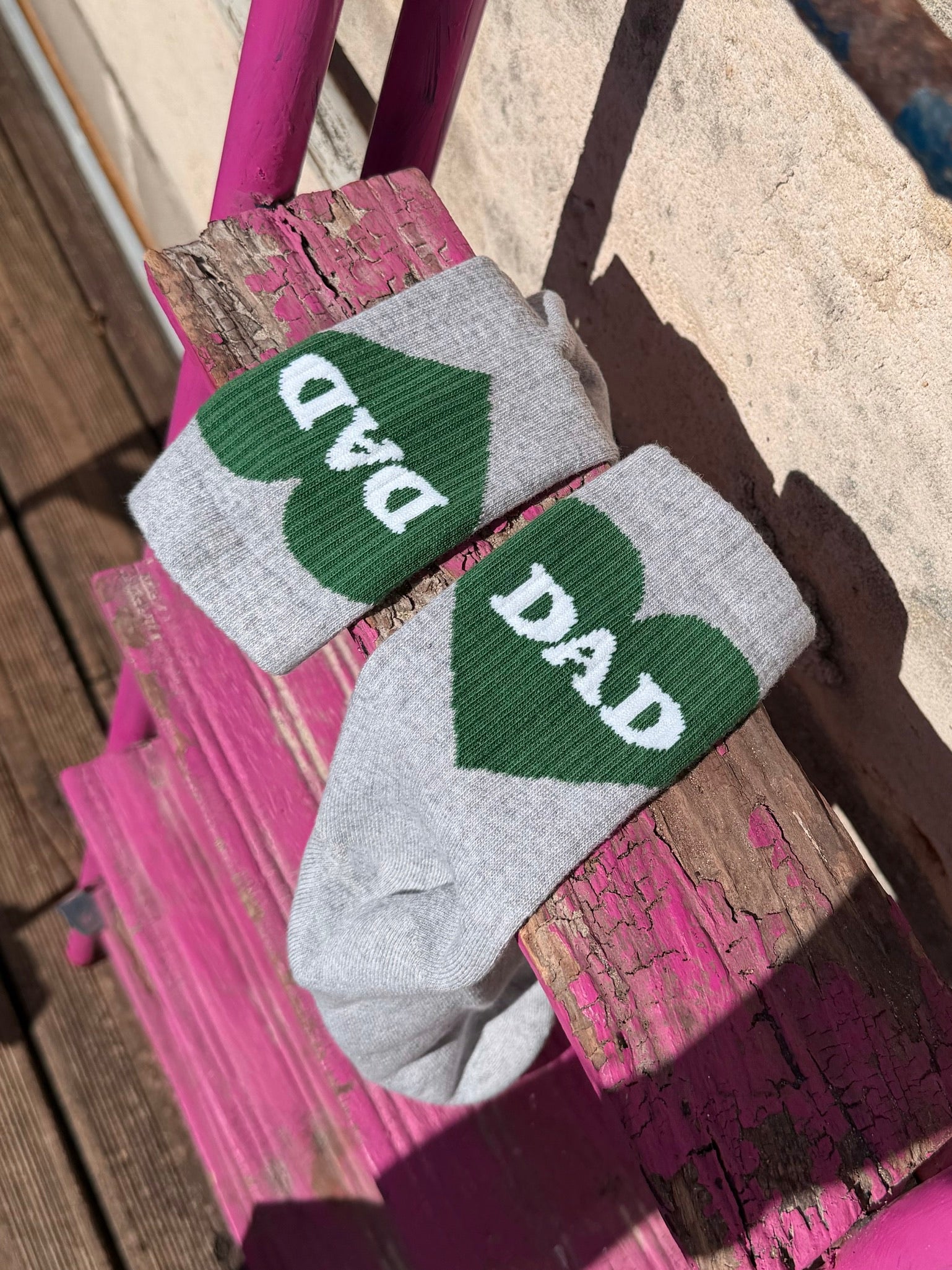 Socken DAD grau