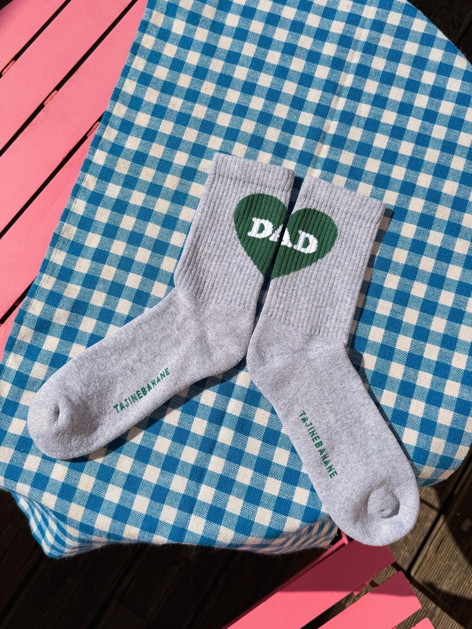 Socken DAD grau