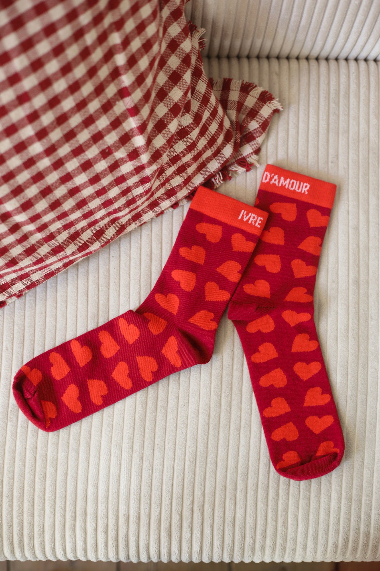 Socken Ivre d'amour