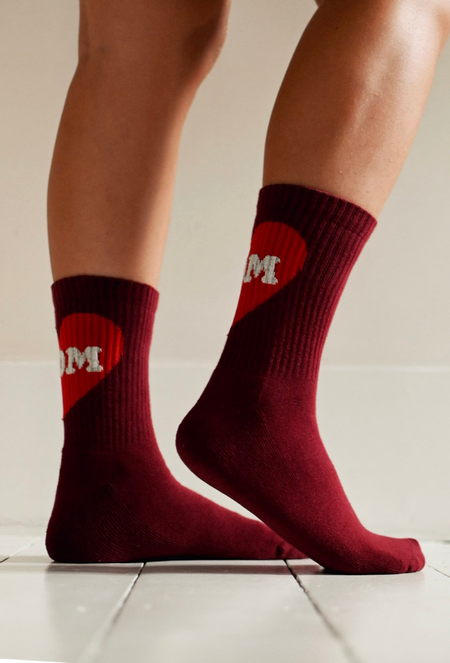 Lait's Socks MOM Bordeaux