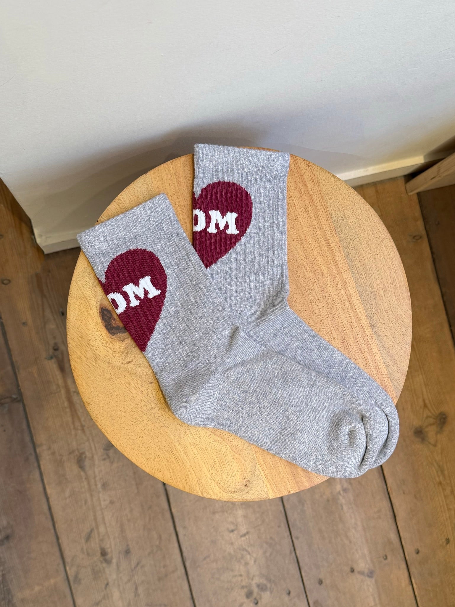 Socken MOM grau