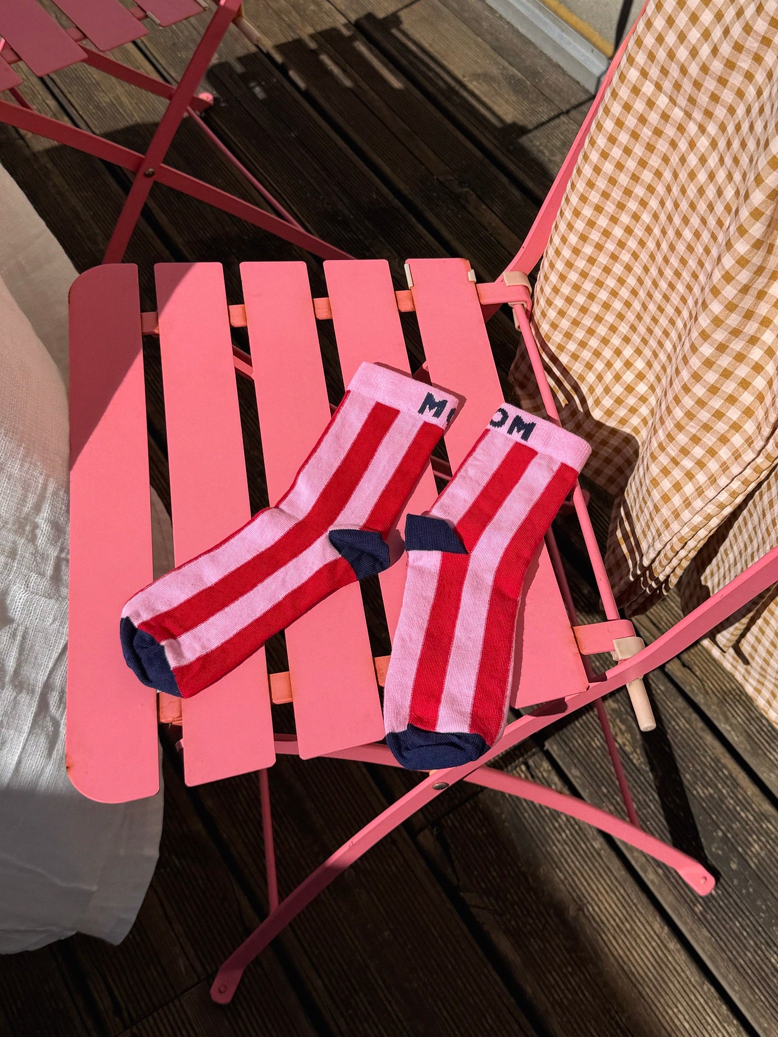 Socken MOM pink & blue