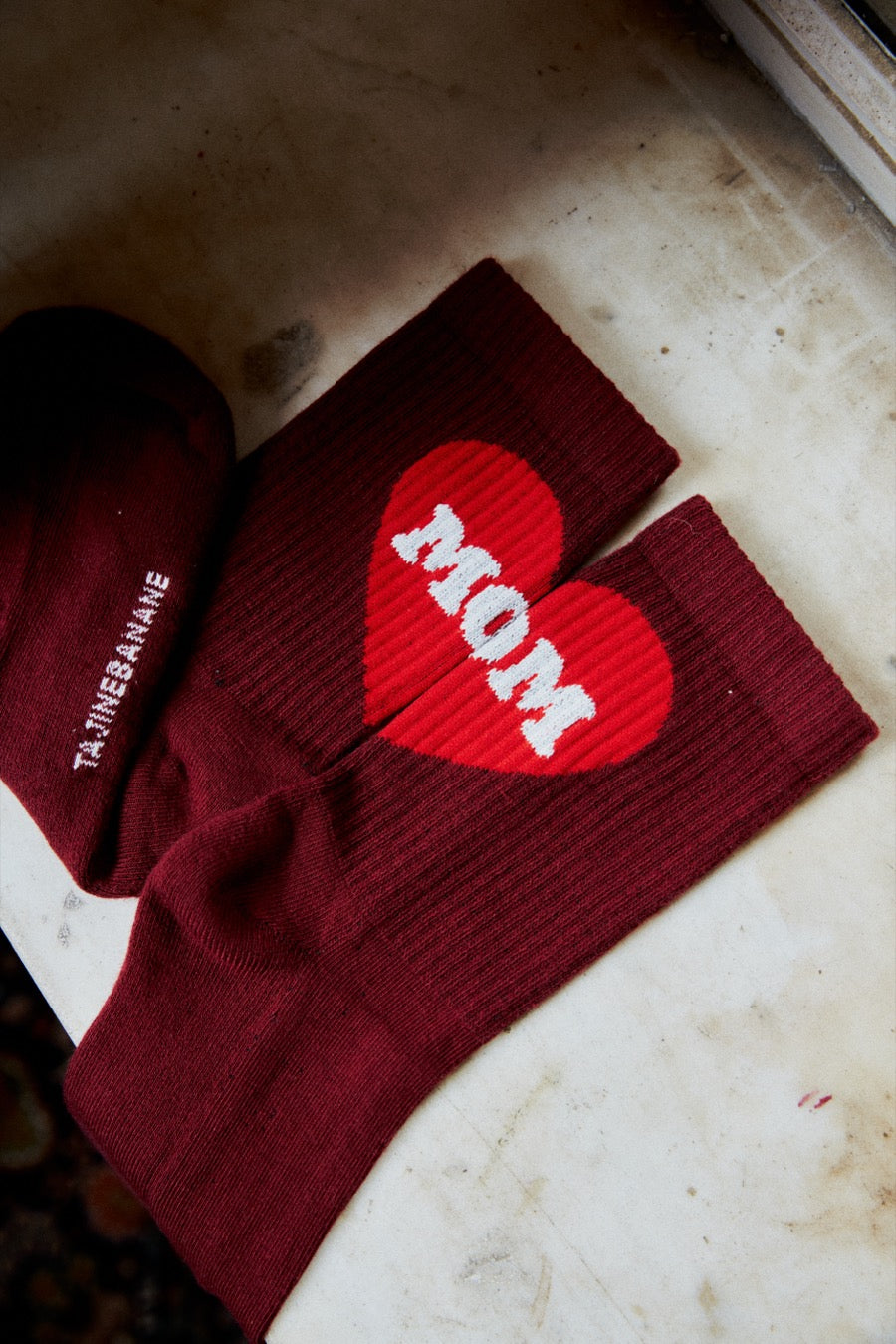 Lait's Socks MOM Bordeaux