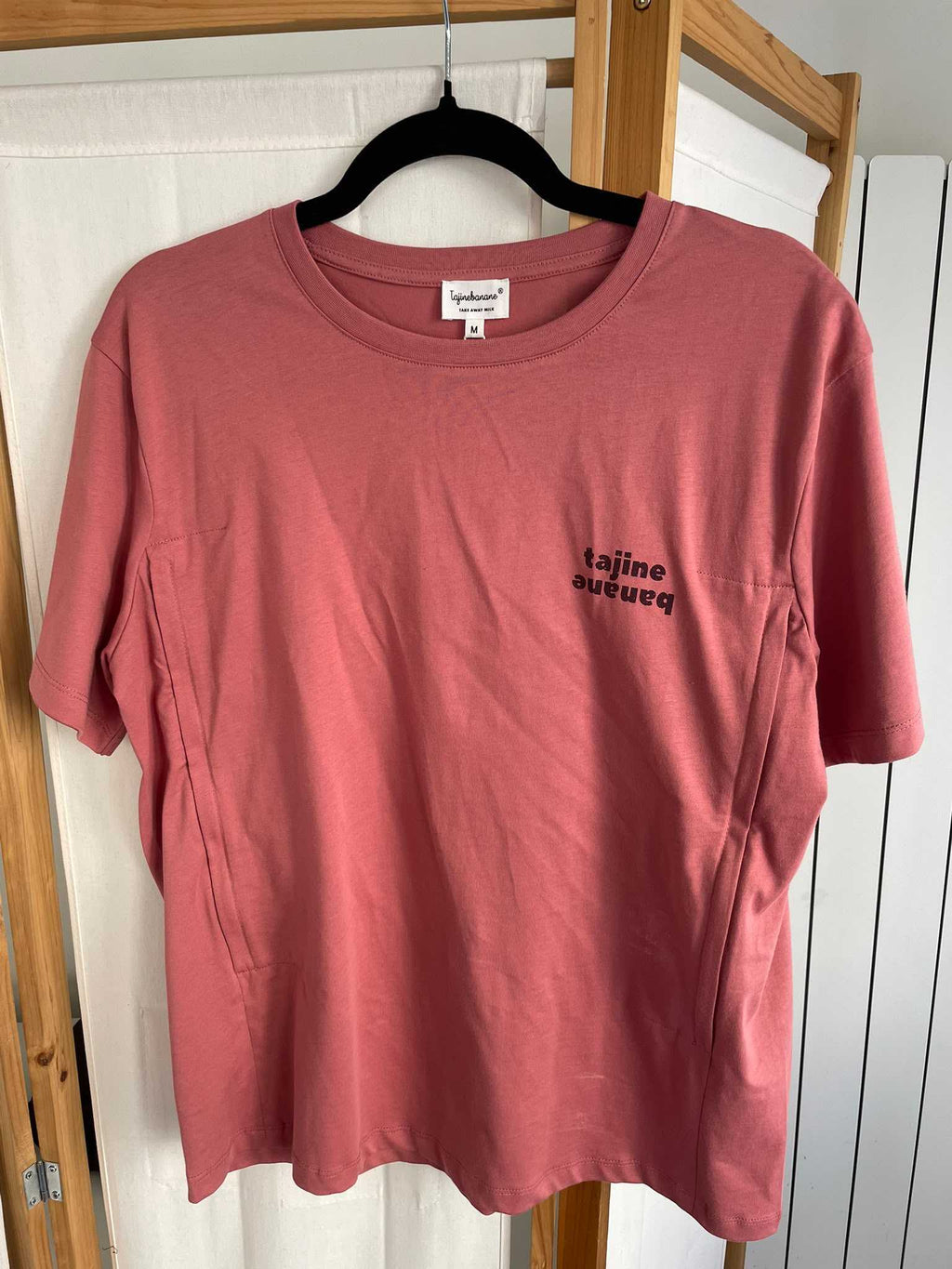T-shirt Allaitant La P'allaite - Vintage Rose - M
