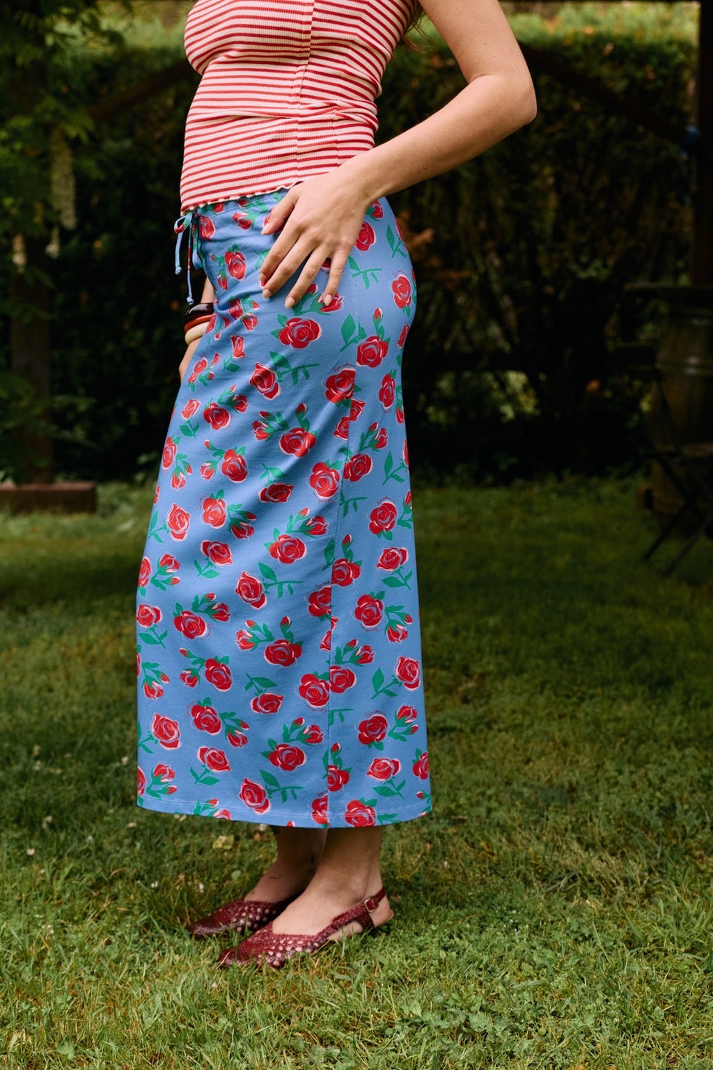 Rock Blaue Rose