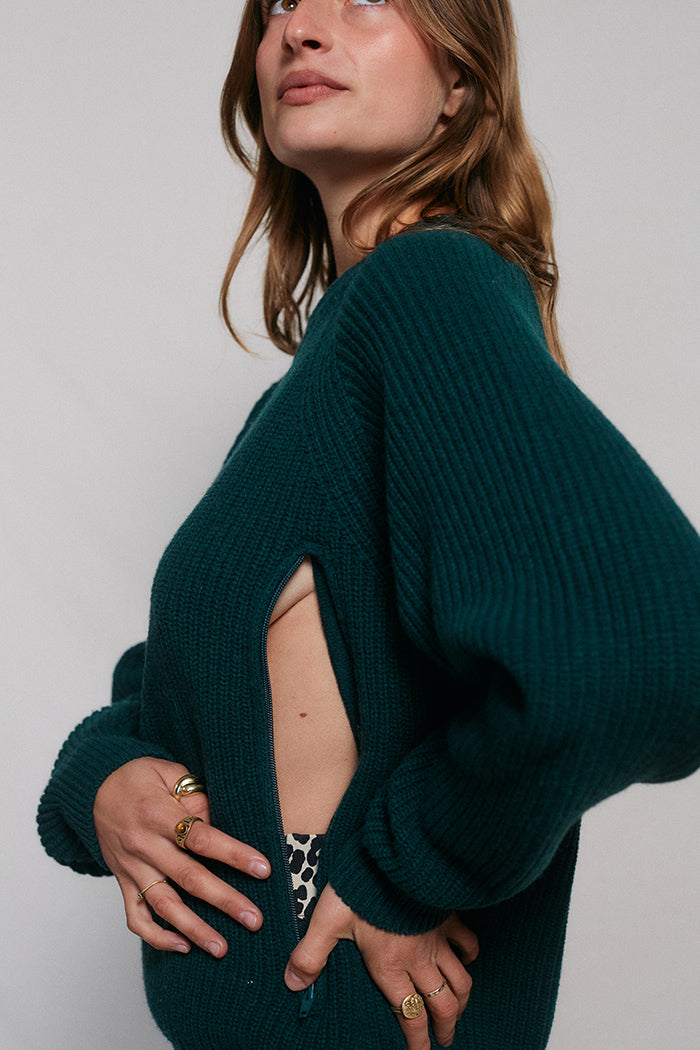 Pull up Knitted Sweater 