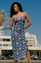 Robe longue Ciel d'Azur - XXL