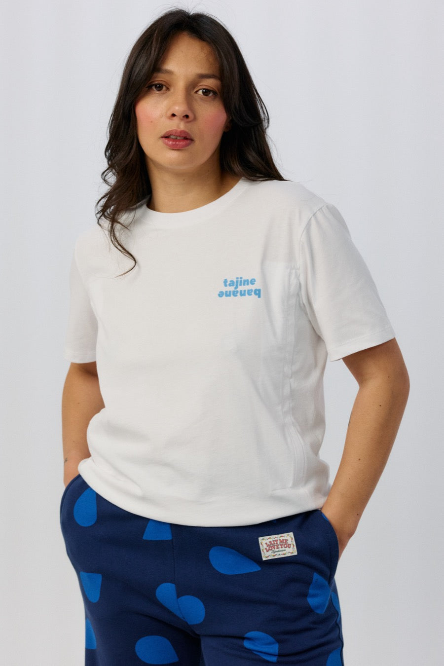Stillshirt La P'allaite Weiß