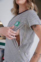 fr: Ophélie porte une taille S, en: Ophélie wears a size S, de: Ophélie trägt Größe S