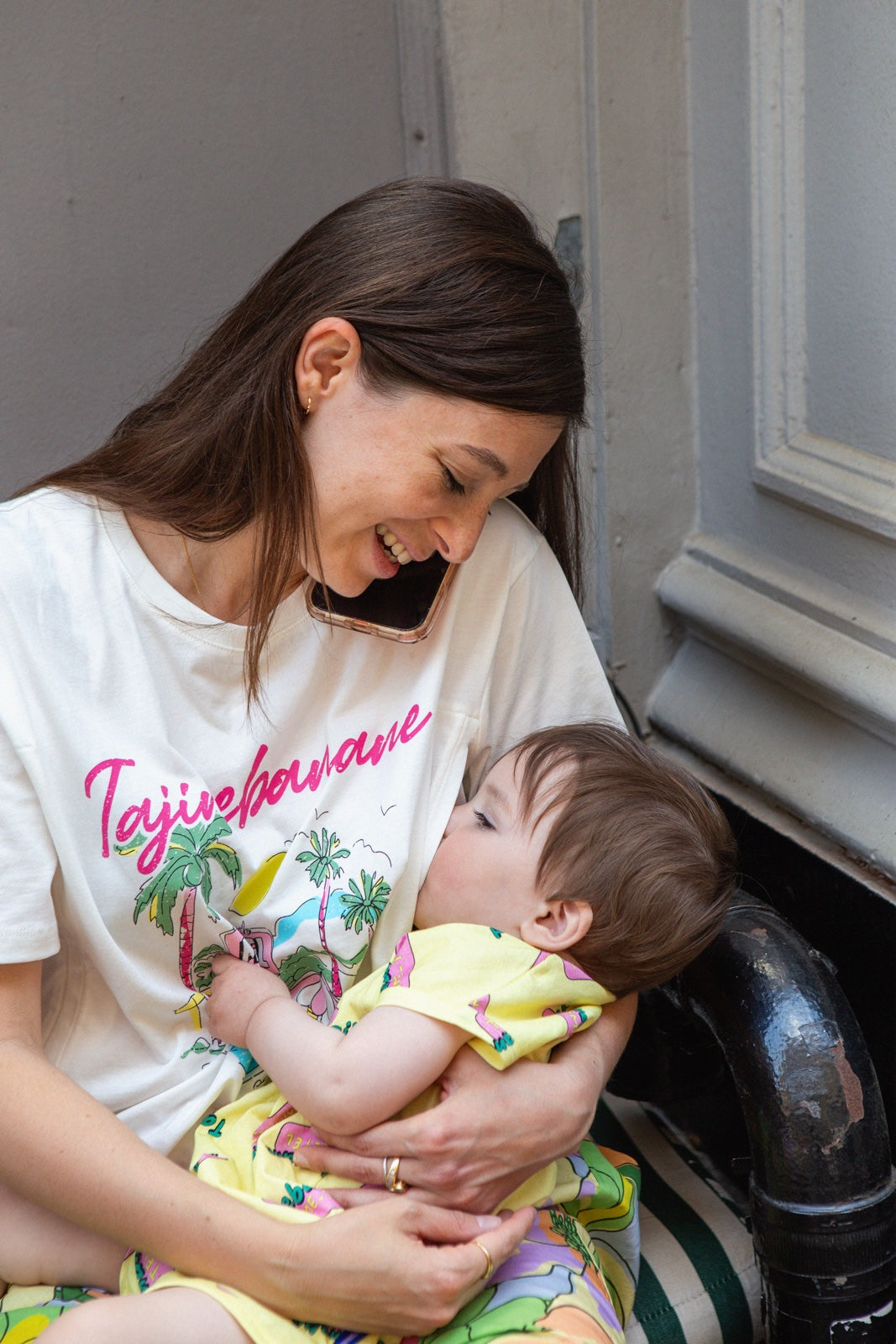 T-shirt Allaitant Palm Spring