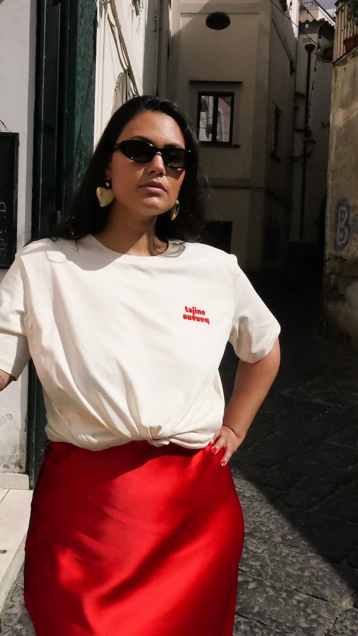 La p'allaite - Ecru/rouge - XL