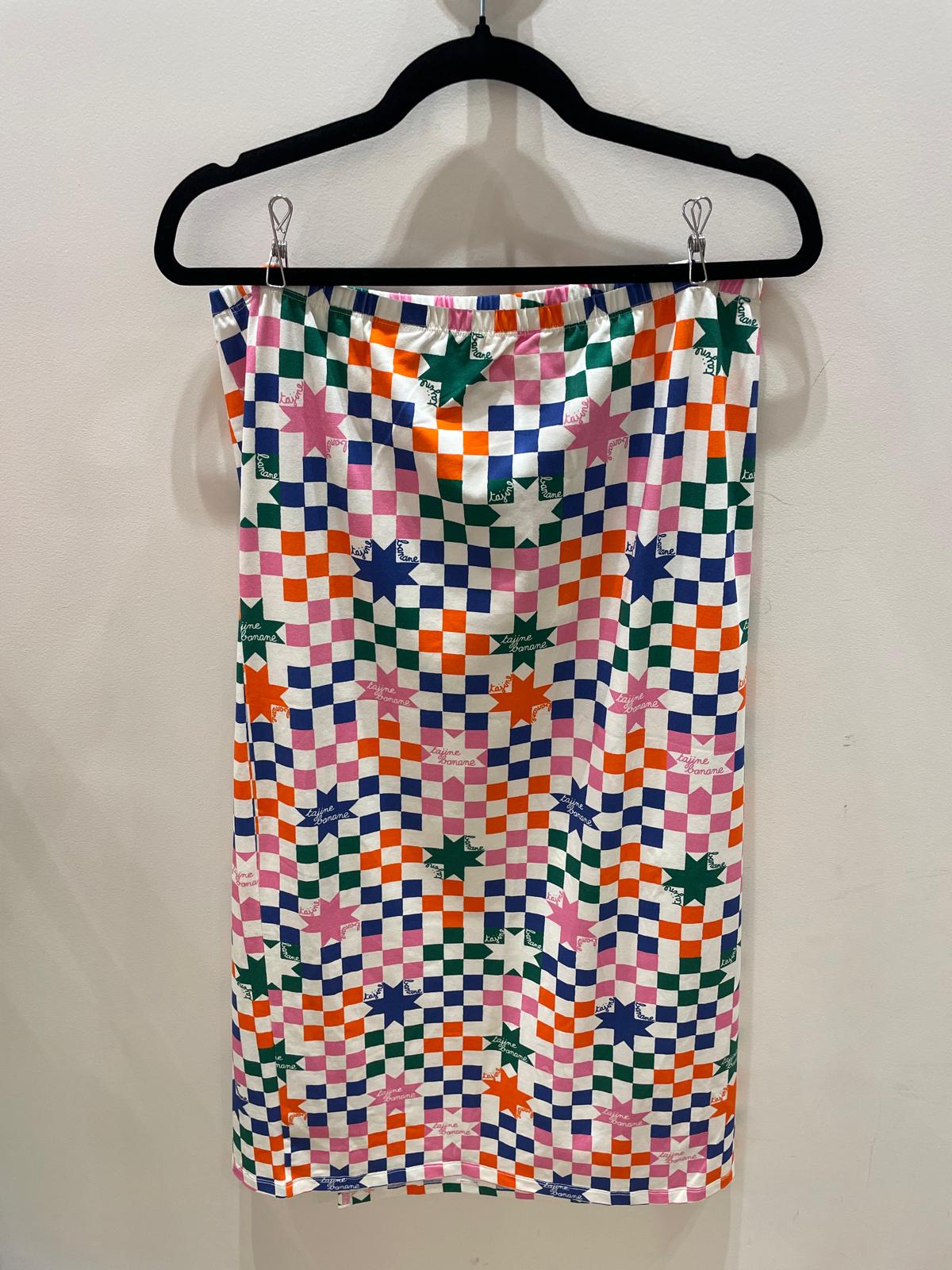 Jupe damier grossesse - Taille 3 (XL-XXL)