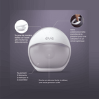 Elvie Curve - Manuelle Silikon-Milchpumpe